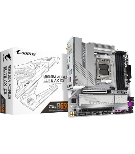 Placa Mãe Gigabyte B650M AORUS ELITE AX WIFI (AM5/4xDDR5/HDMI/DP